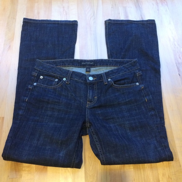 Banana Republic Denim - Banana Republic Bootcut Jeans Dark Wash Denim 6 28